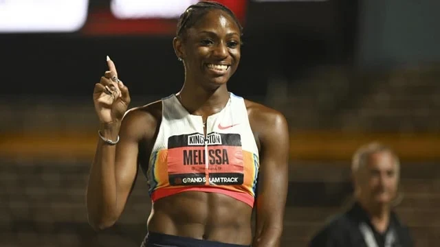 Jefferson-Wooden scorches to 100m win at Grand Slam Track meet