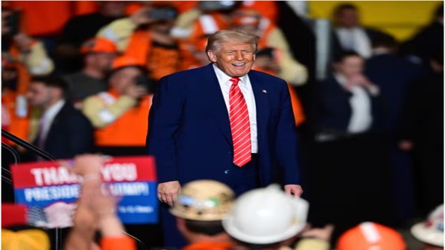 Trump announces 50% steel tariffs and hails ‘blockbuster’ deal with Japan